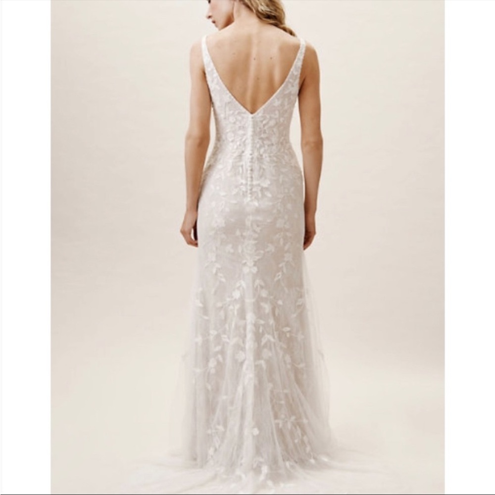 NWT BHLDN The Claremont Wedding Gown US0 not altered